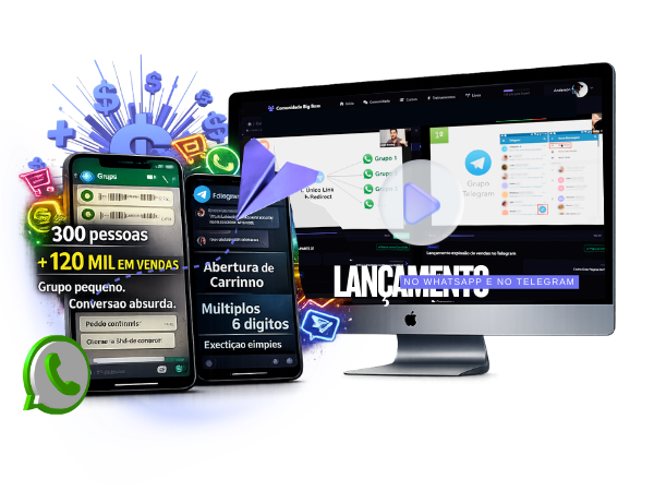 Lançamentos WhatsApp e Telegram